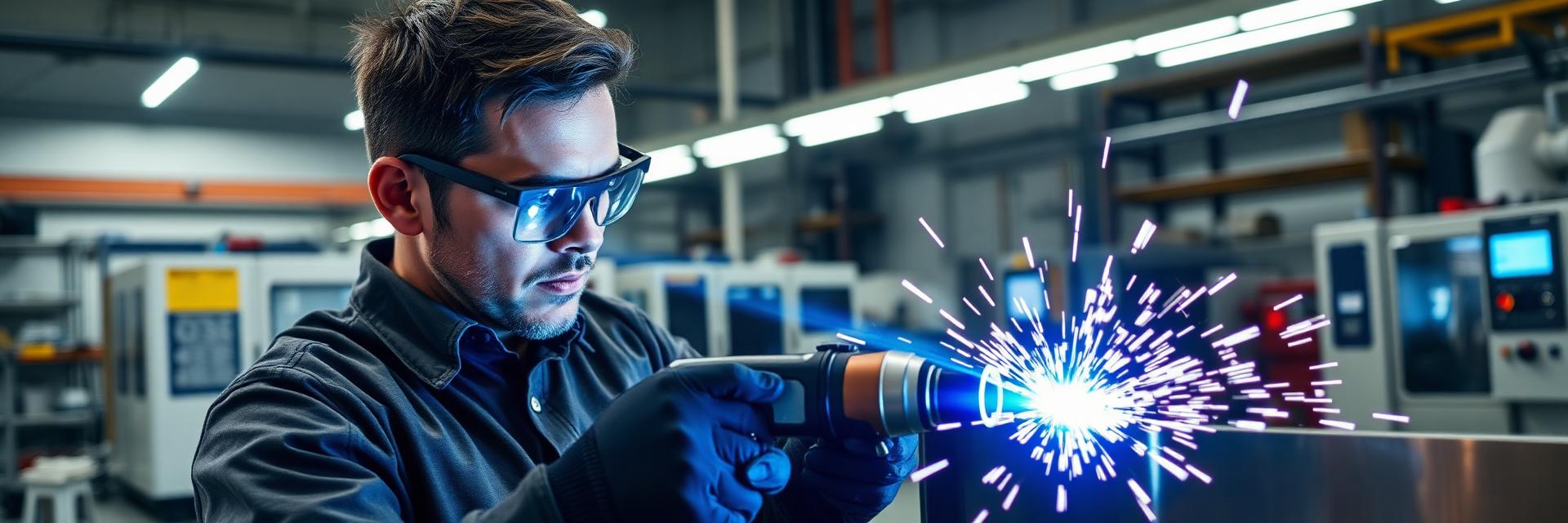 Powerful 3-in-1 Fiber Laser in action